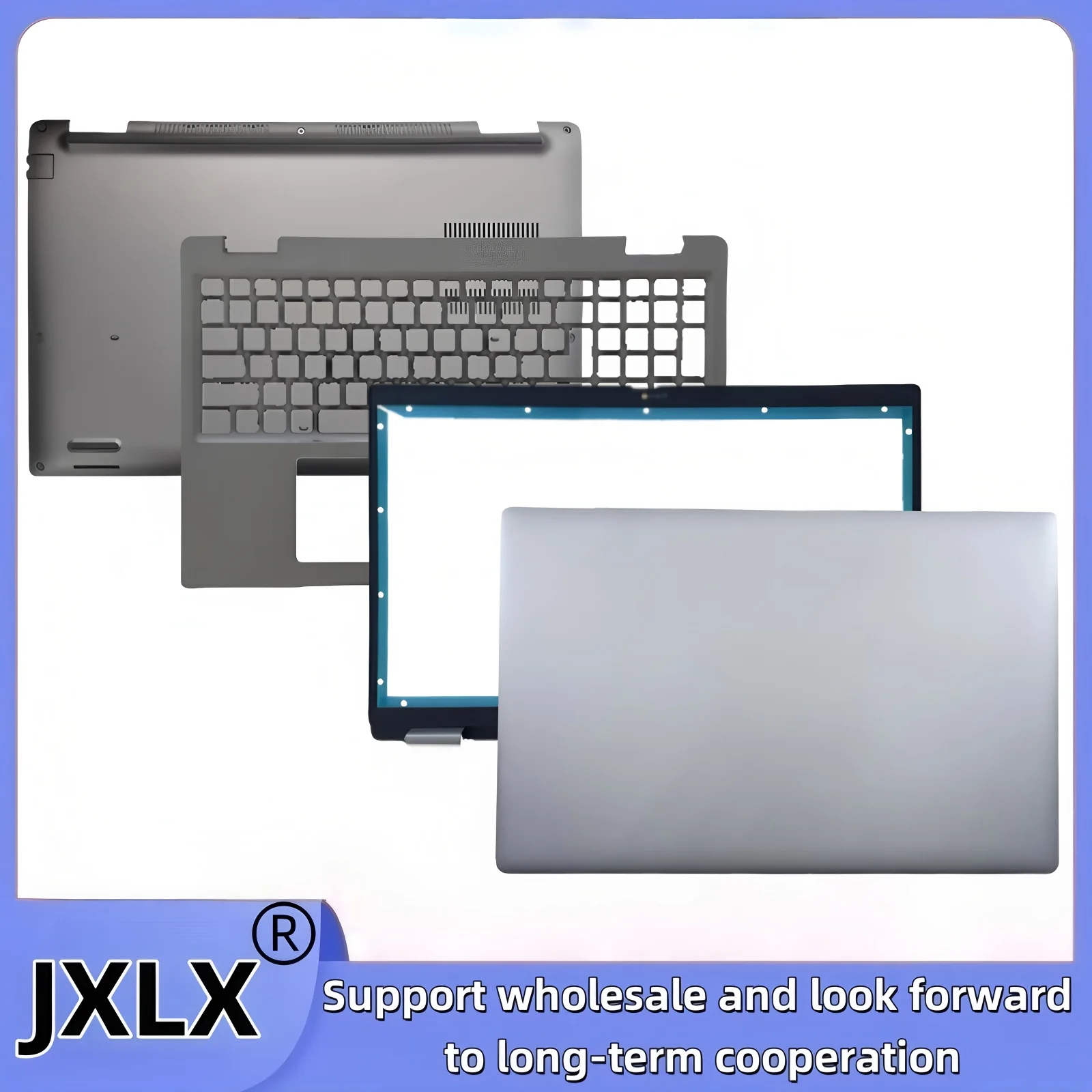 JXLX® New For Dell Latitude 5520 E5520 LCD Back/LCD Bezel/Palmrest/Bottom Base Case 094D8X 0GYKGD 0RGRJJ 009CM3 09MDK8 03C21P