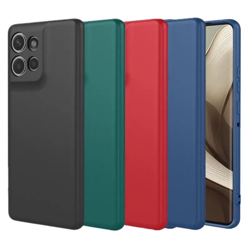 Elastyczne etui z płynnego silikonu TPU do Motorola Edge 70 Fusion Pro Moto Edge 60 Neo 50 Ultra Stylus, ochronne etui Fundas Coque