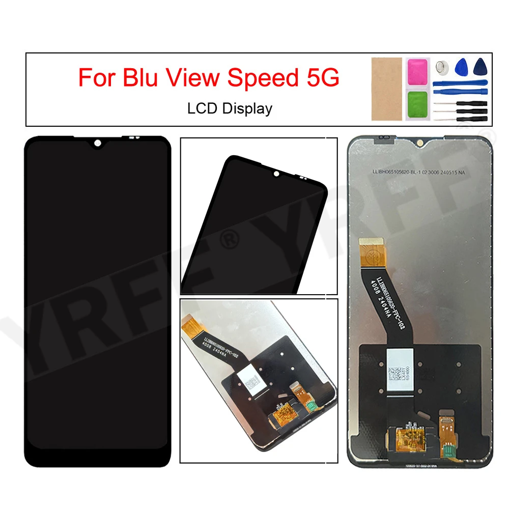 For Blu View Speed 5G LCD Display, Touch Screen Digitizer Assembly,LCD Screen Replacement Part