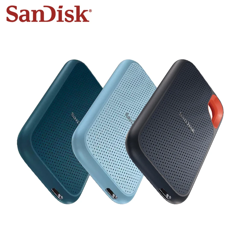 

SanDisk E61 Extenal Hard Drive USB3.2 Gen Portable High Speed Transfer 500GB 1TB 2TB 4TB Storage Device for computer
