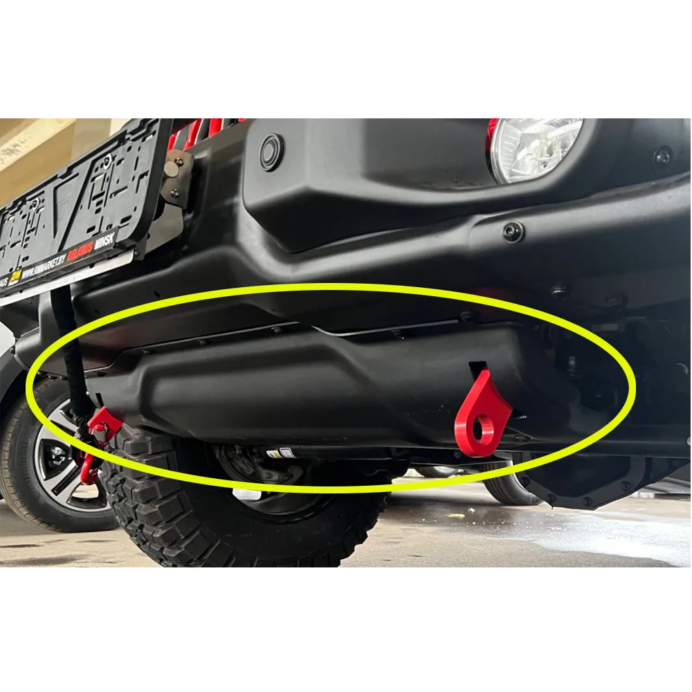 Lantsun JL1049-3 Steel Skid Plate For Jeep For Wrangler JL 2018+ Suitable For 10th Anniversary Front Bumper