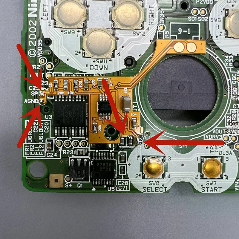 Low Power Volume Increased Sound Digital Power Amplifier Module For GAMEBOY ADVANCE SP GBASP - view 4