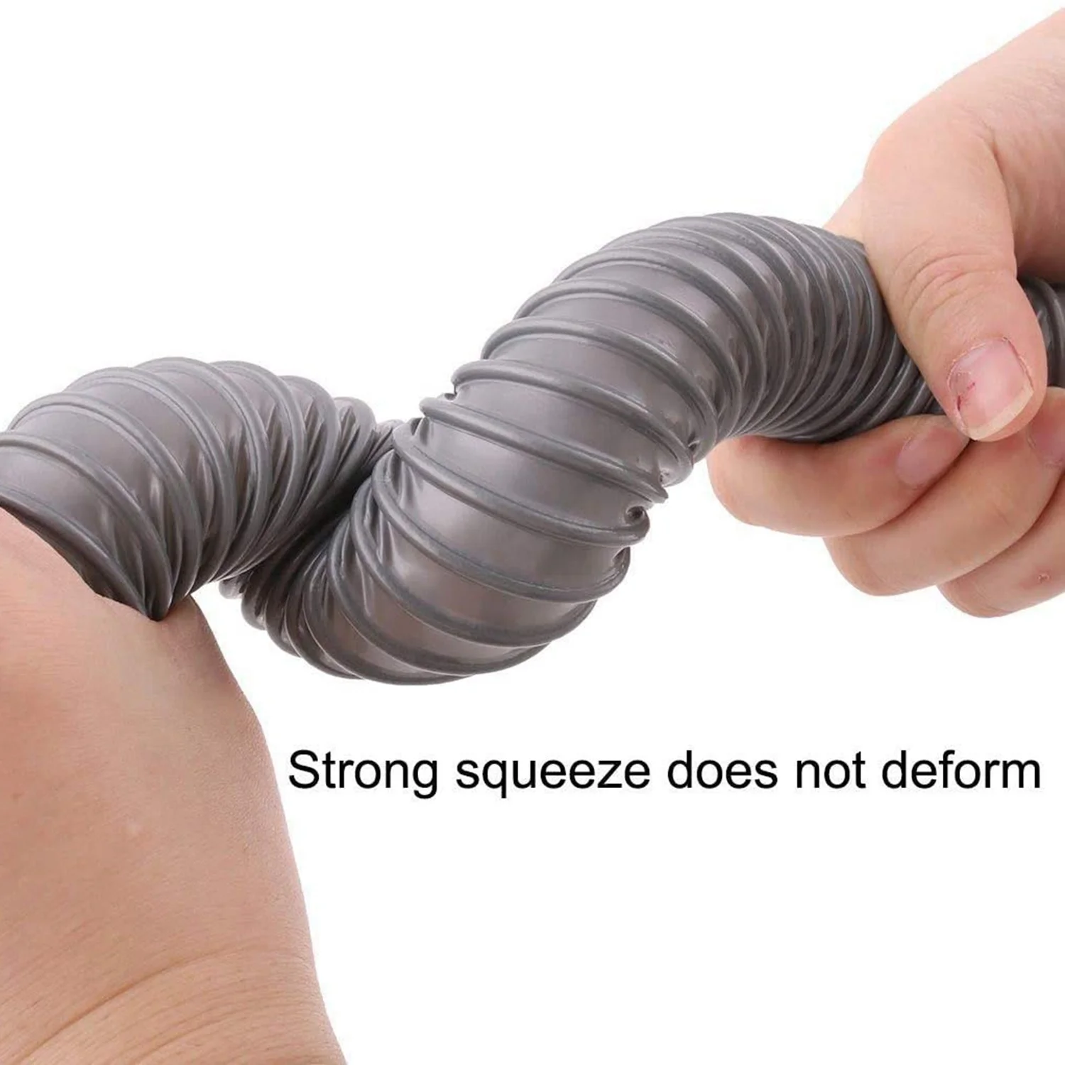 M05K 3.5Ft Washing Machine Pvc Y Shaped Drain Discharge Hose Washer Pipe Connector , Rotary Interface,with 2 Waterproof Rings