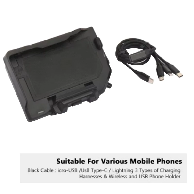 

Motorcycle Wireless Charging GPS Phone Holder Navigation Bracket For BMW F850GS F750GS R1200GS R1250GS R1300GS