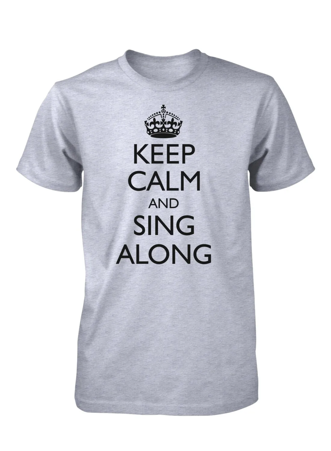 Keep Calm And Sing Along Funny Karaoke T Shirt For Men