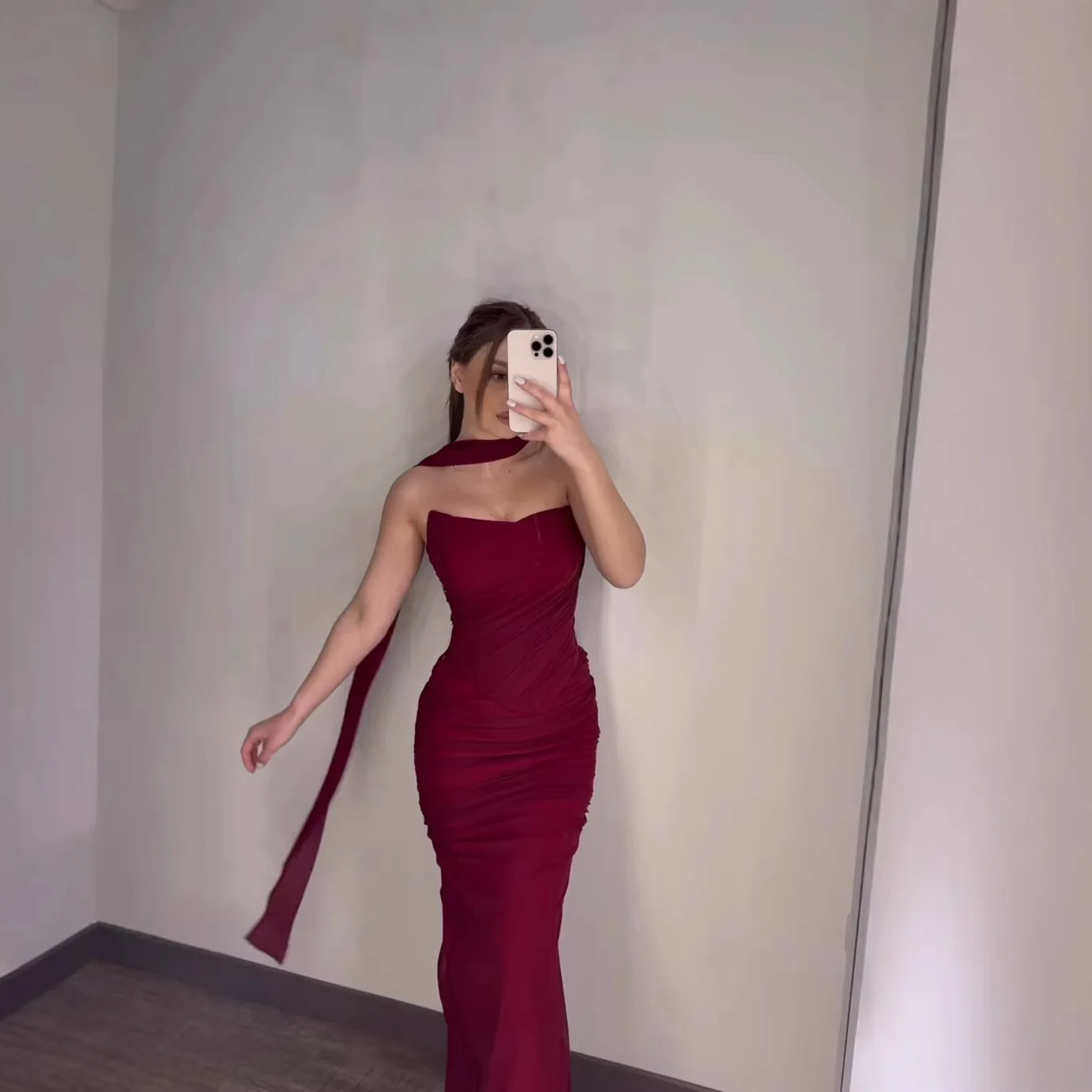 Conjunto de Tres Piezas para Mujer, Estilo Cabernet Sauvignon Pure Desire, Sexy, Ajustado, Top Tubo, para Fiesta, Novedad 2026