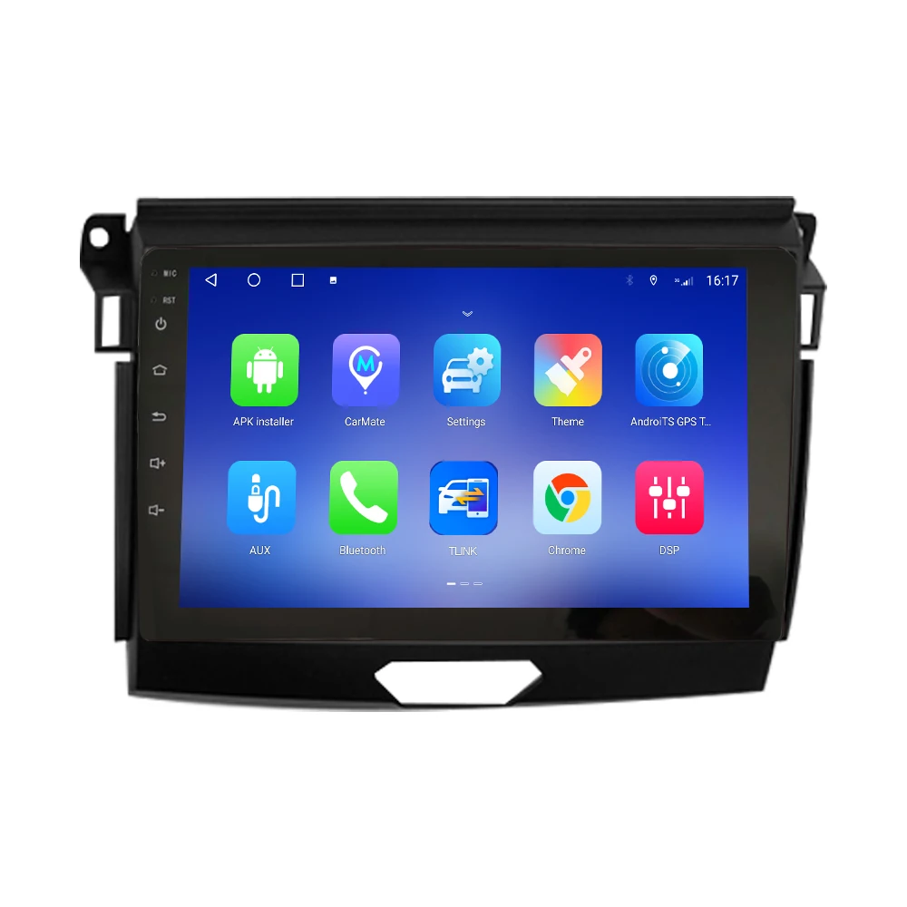 

For Ford Ranger 2014-2017 Radio Headunit Device Double 2 Din Octa-Core Quad Android Car Stereo GPS Navigation Carplay