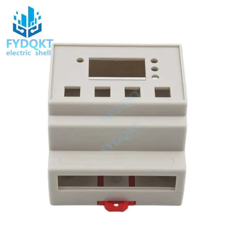 1PCS Brand new DIN 35-Rail PLC Electrical Enclosure Isolation Module Shell 4-02-7: 88X72X59MM ABS Plastic Junction Box