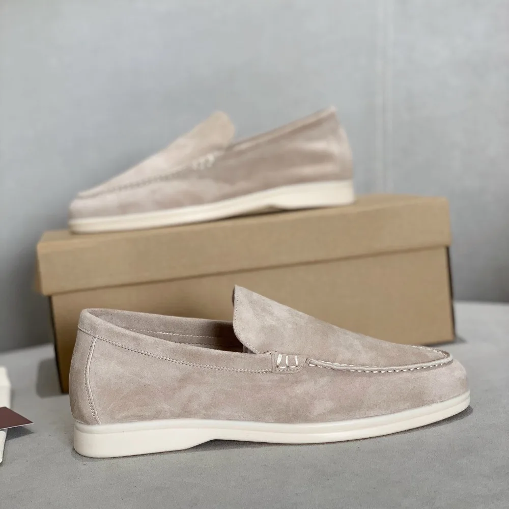 

Women Casual Shoes with Cow Tendon Soft Sole Single Foot High End Design Suede Thick Sole Single Shoe Lefu Shoes YZBL781