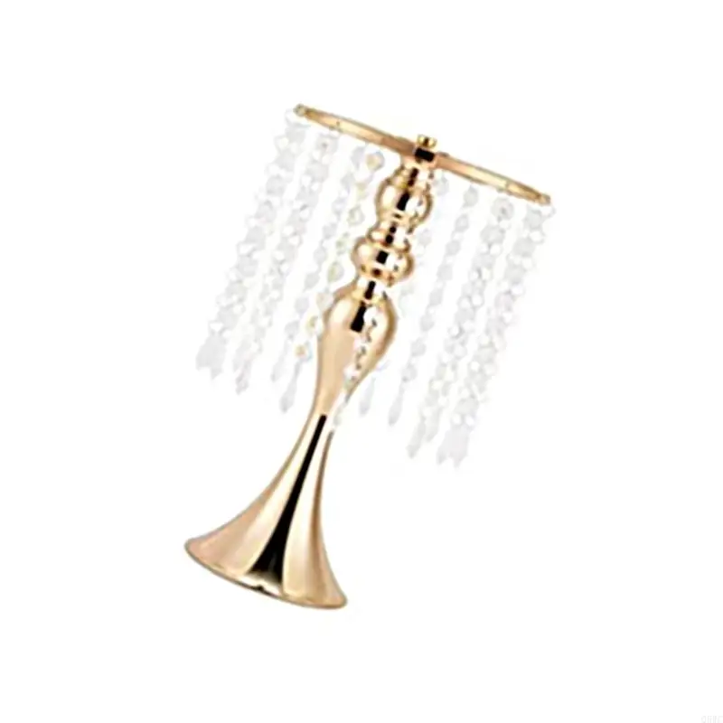 Crystal Flower Stand Wedding Road Leads Tall Flower Holders Tabletop Centerpieces Q5WC