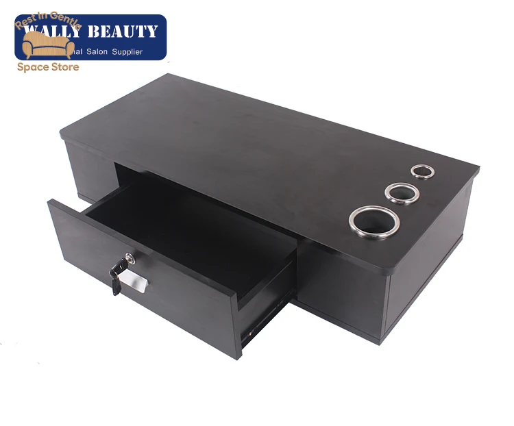 Wall Mounted Station Hair Salon Stylist Barber Furniture Lock Cabinet