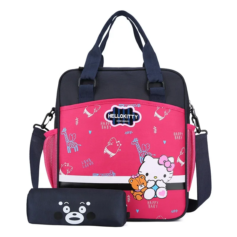 Sanurgente-Sac à dos Hello Kitty Cartoon pour hommes et femmes, sac à main pour ordinateur portable de loisirs, léger, grands puzzles, mignon, One Initiated Art, nouveau