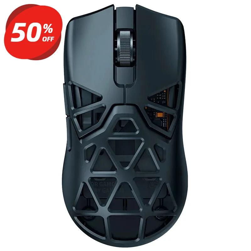 

Premium gift model, ultra-light mouse, magnesium alloy exoskeleton black wired mouse