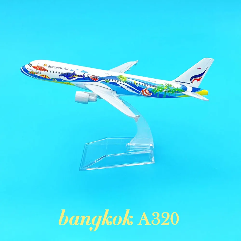 

Scale 1:400 BANGKOK A320 Airlines Boeing Aircraft Model - Ideal Addition to any Diecast Aircraft Collection