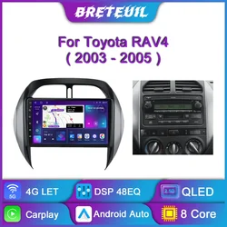 For Toyota RAV4 RAV 4 2003 2004 2005 Car Radio Android Multimedia Video Player Navigation GPS Carplay Touch Screen Auto Stereo