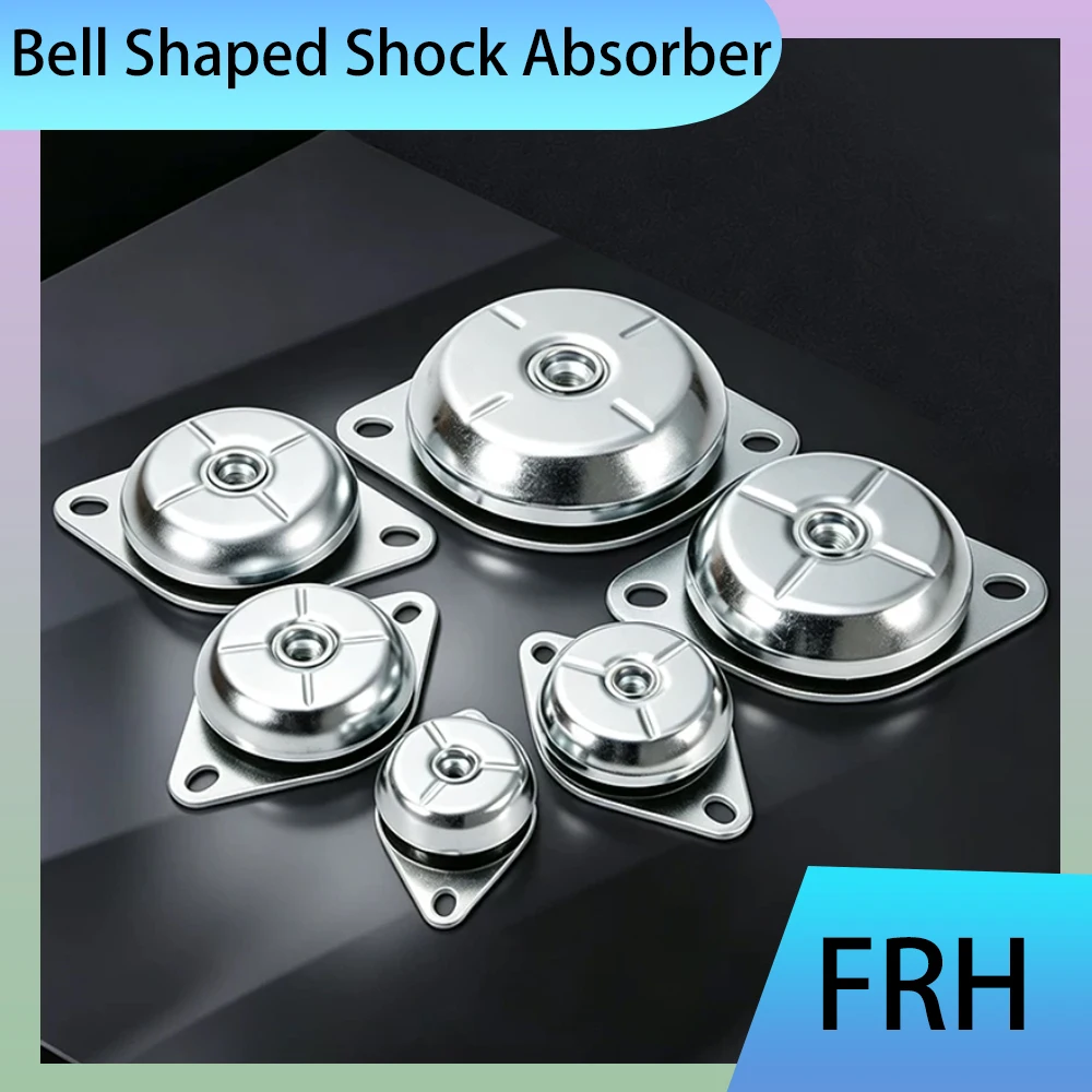 1Pcs M10 M12~M18 FRH Bell Shaped Shock Absorber Oil Resistant And rust Proof Generator Water Pump Air Compressor Shock Absorber