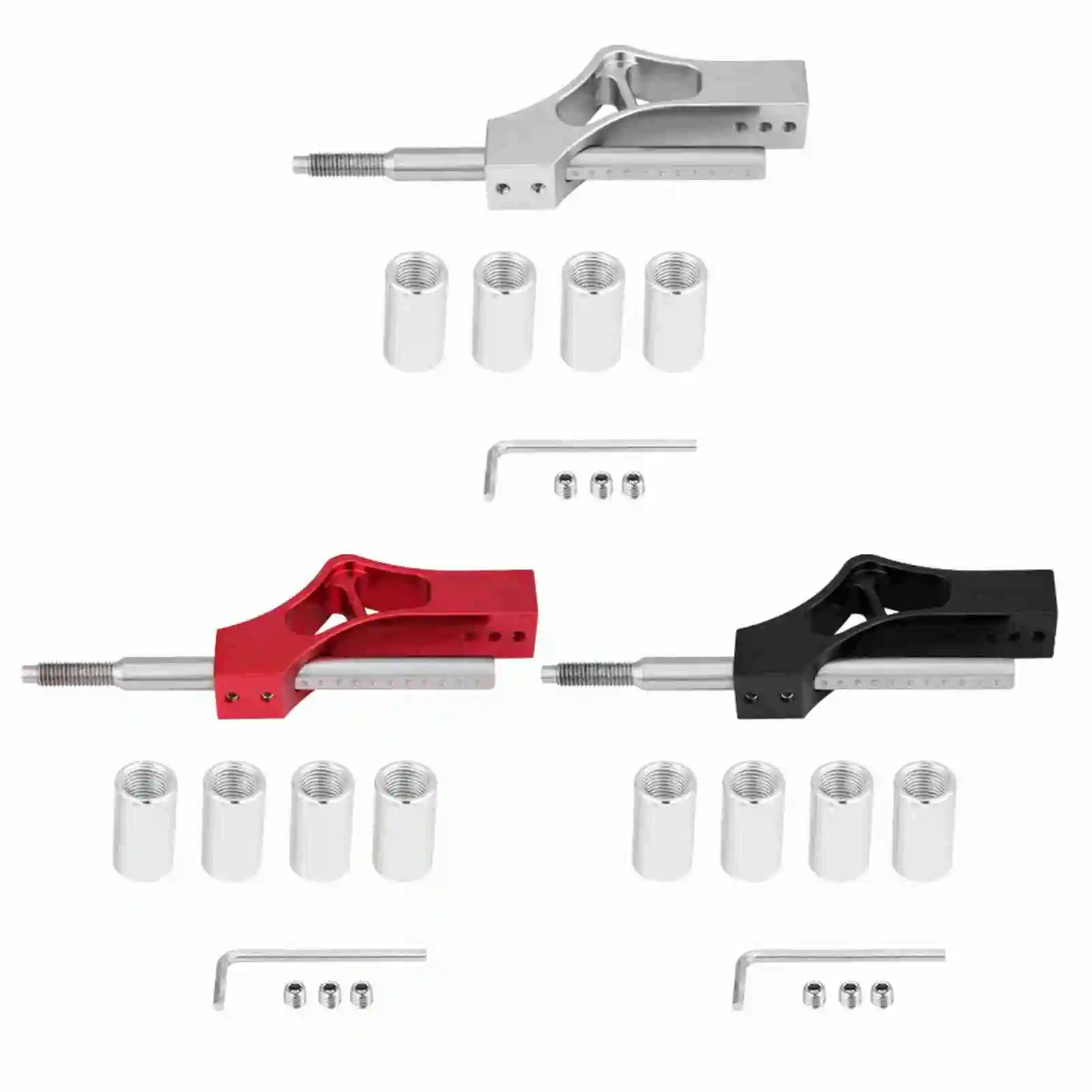 قابل للتعديل رافعة تحول رافعة تحول تمديد سيارة الفولاذ المقاوم للصدأ قابل للتعديل ارتفاع رافعة تمديد لمقبض التحول اليدوي #5