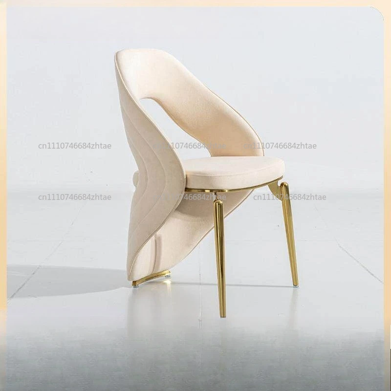 Light Luxury Dining Chair Household High-end Designer Creative High-end Restaurant Chair Negotiation Chair