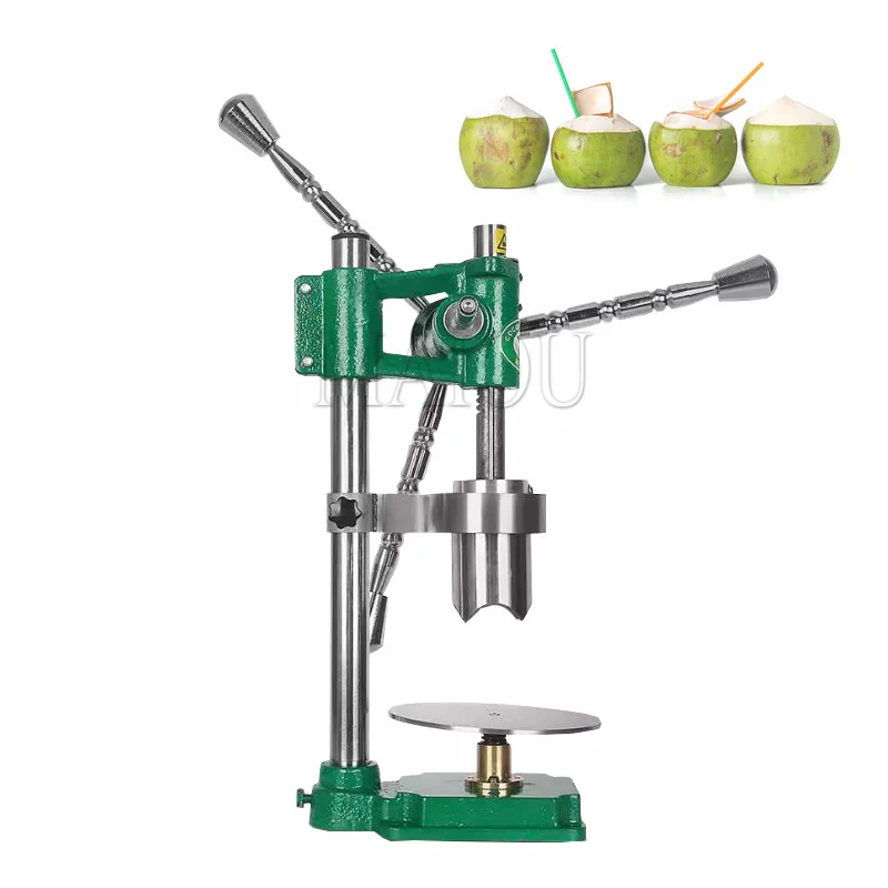 Food Processors Manual Green Coconut Cutting Machine Hand Press Opening Maker