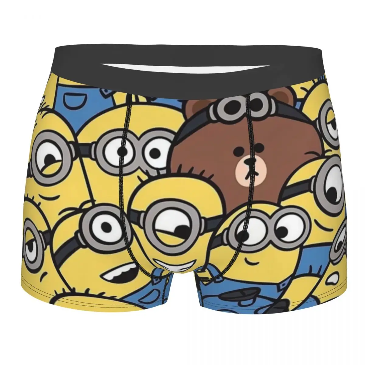

Cartoon Animation Minions Underwear Men Sexy Printed Customized Boxer Shorts Panties