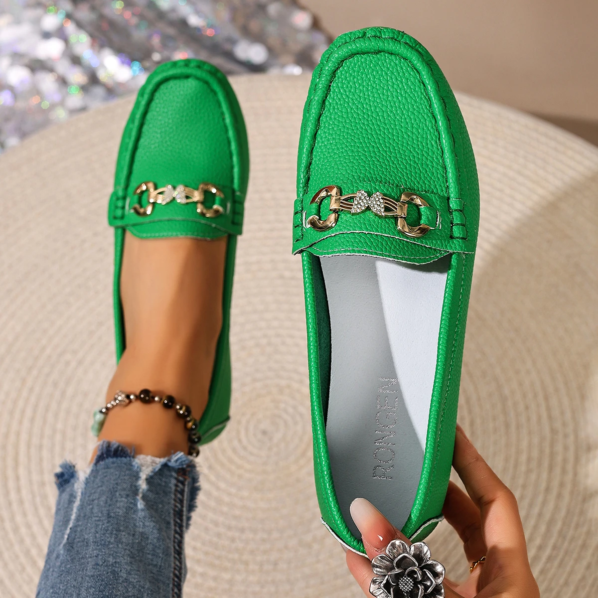 Comfort Slip-On Mary Jane Loafers 5