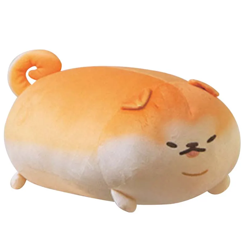 

New Cute Yeast Ken Bread Dog Stick Out Tongue Roll Mochi Big Plush Stuffed Pillow Cushion Toy Doll 38cm Kids Children Gifts