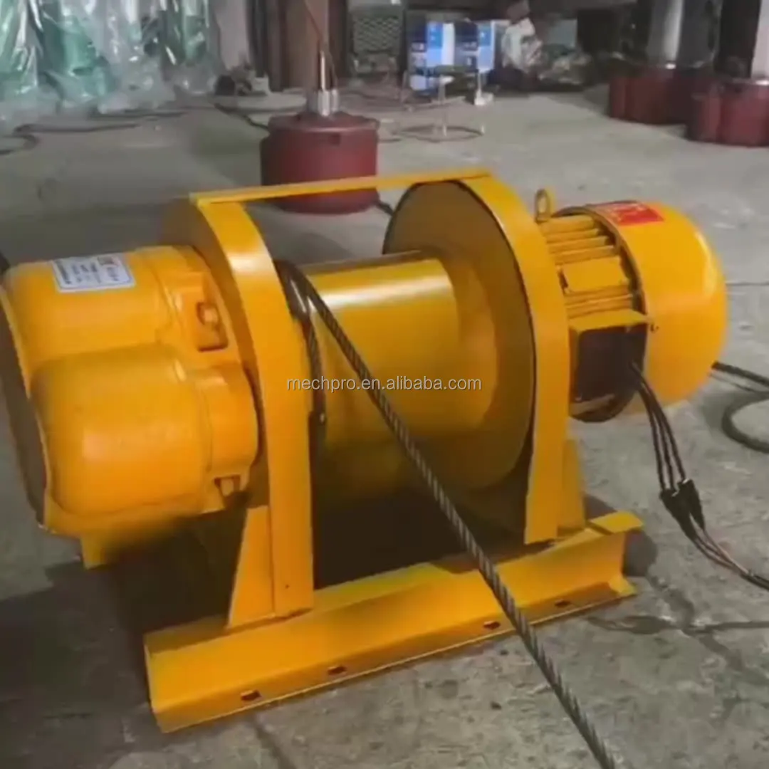 Robuste elektrische Drahtseilwinde, Kranzugwinde der neuen Generation