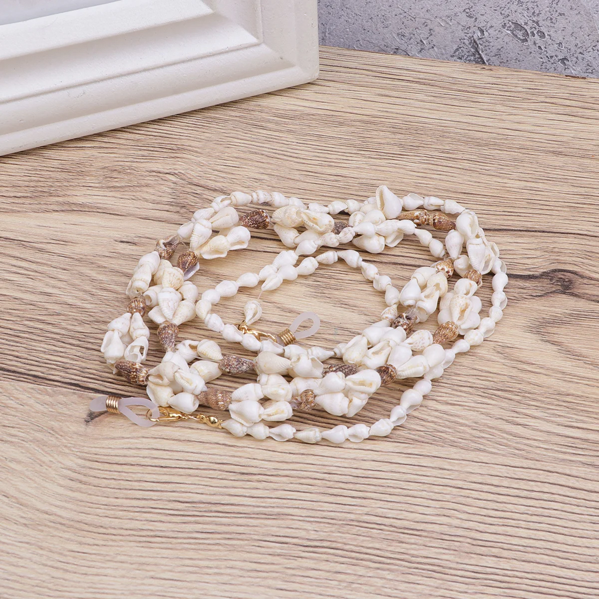 

Eyeglass Chain Handmade Conch Shell Glasses Cord For Reading Sunglasses Outdoor Sports Anti-Slip Eyewear Retainer Strap