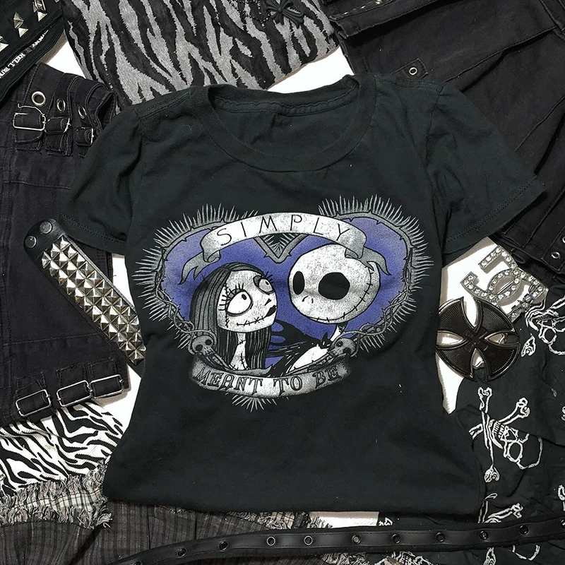 Y2k Aesthetic Vintage Basic Tees Ladies Clothes Retro Graphic Crop Top White Short Sleeve O Neck Casual T Shirt for Women