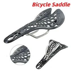 Bicycle Saddle Road Bike Spider Hollow Saddle Seats Carbon Fiber Bicycle Saddle Seat Bike Cushion Waterproof Cycling Accessories