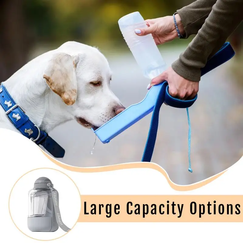 

Dog Travel Water Bottle Portable Drinking Cup Walking Cat Water Bottle Large Capacity Pet Dispenser Leak Proof Feeder Bowl For