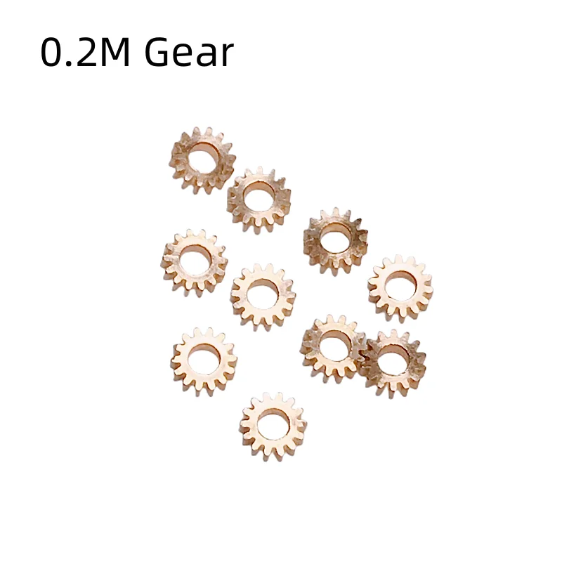 

0.2M 8/9/10/11/12/13/14/18/20 Teeth Copper Gear Micro Metal