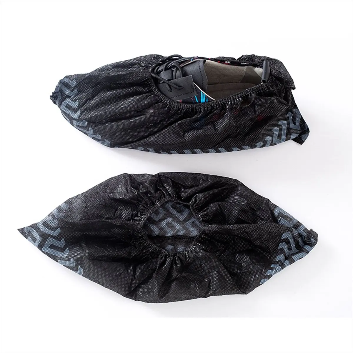 AT33 100pcs Disposable Shoe Covers Thick Recyclable Shoe & Boot Covers, Dust Proof, the Size Fit Most,Indoor/Outdoor