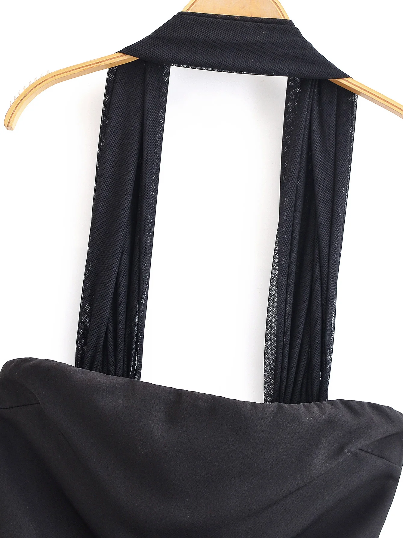 Tidalyf 2025 Women Halter Off Shoulder Strapless Dress Sheer Chiffon Skirt Sexy Elegant Party Evening Outfit