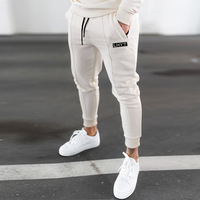 Muscle Trend Brothers Sports Pants Men's Solid Color Fitness Pants Outdoor Running Training Small Foot Pants