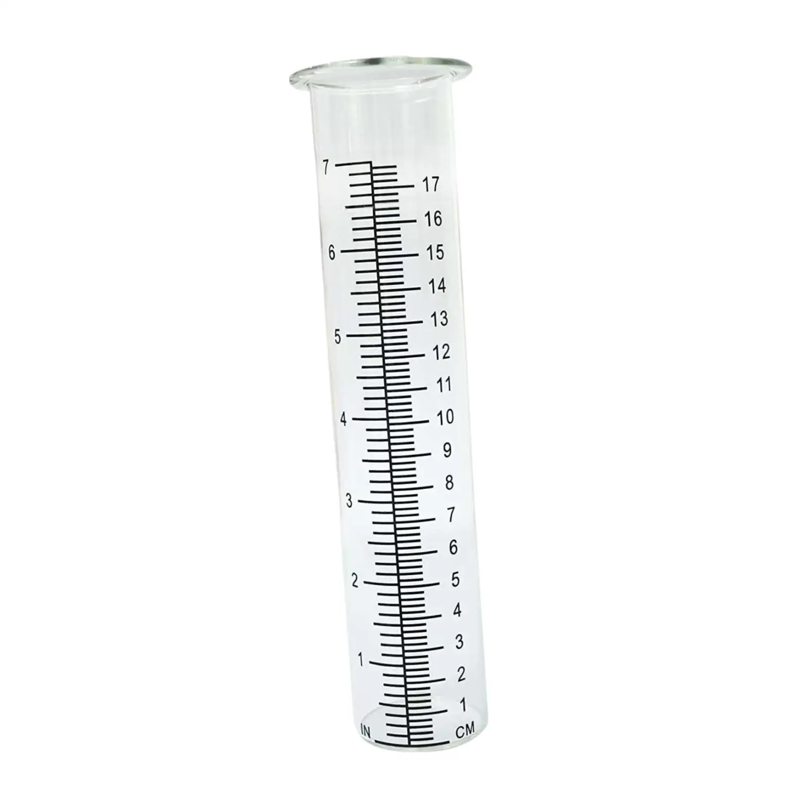 Garden Rain Gauge Outdoor High Accuracy Precipitation Meter Double Scale Decorative Tool for Yard Patio Fence