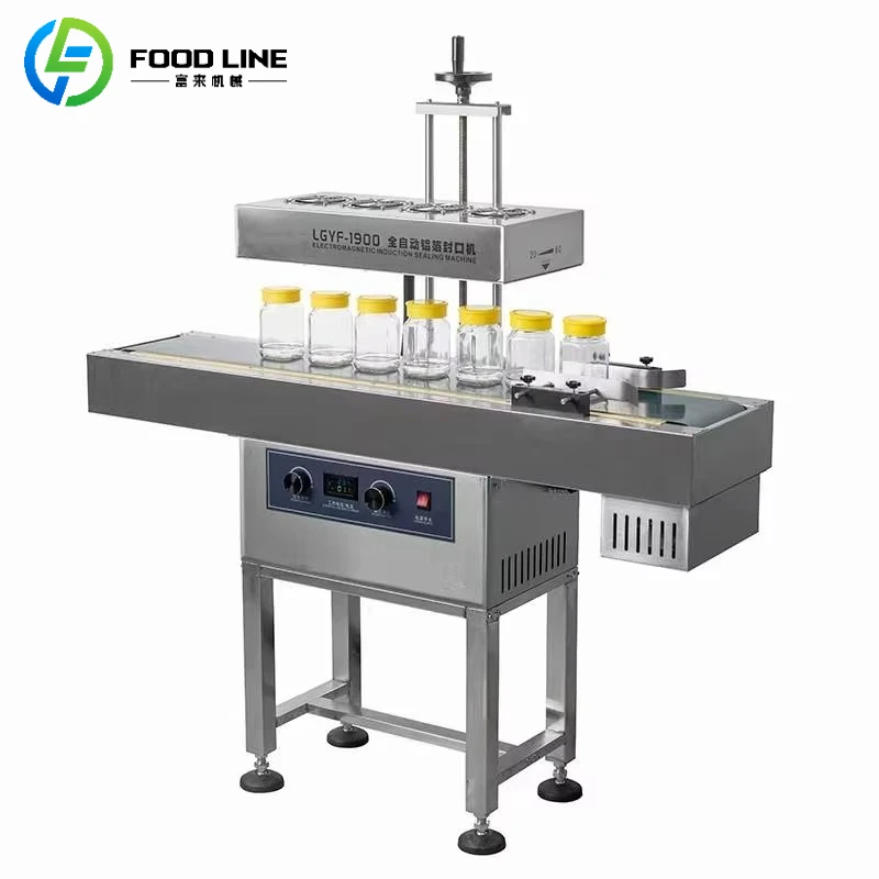 High Quality Portable Continuous Aluminium Foil Cap Sealer Induction Sealing Machine