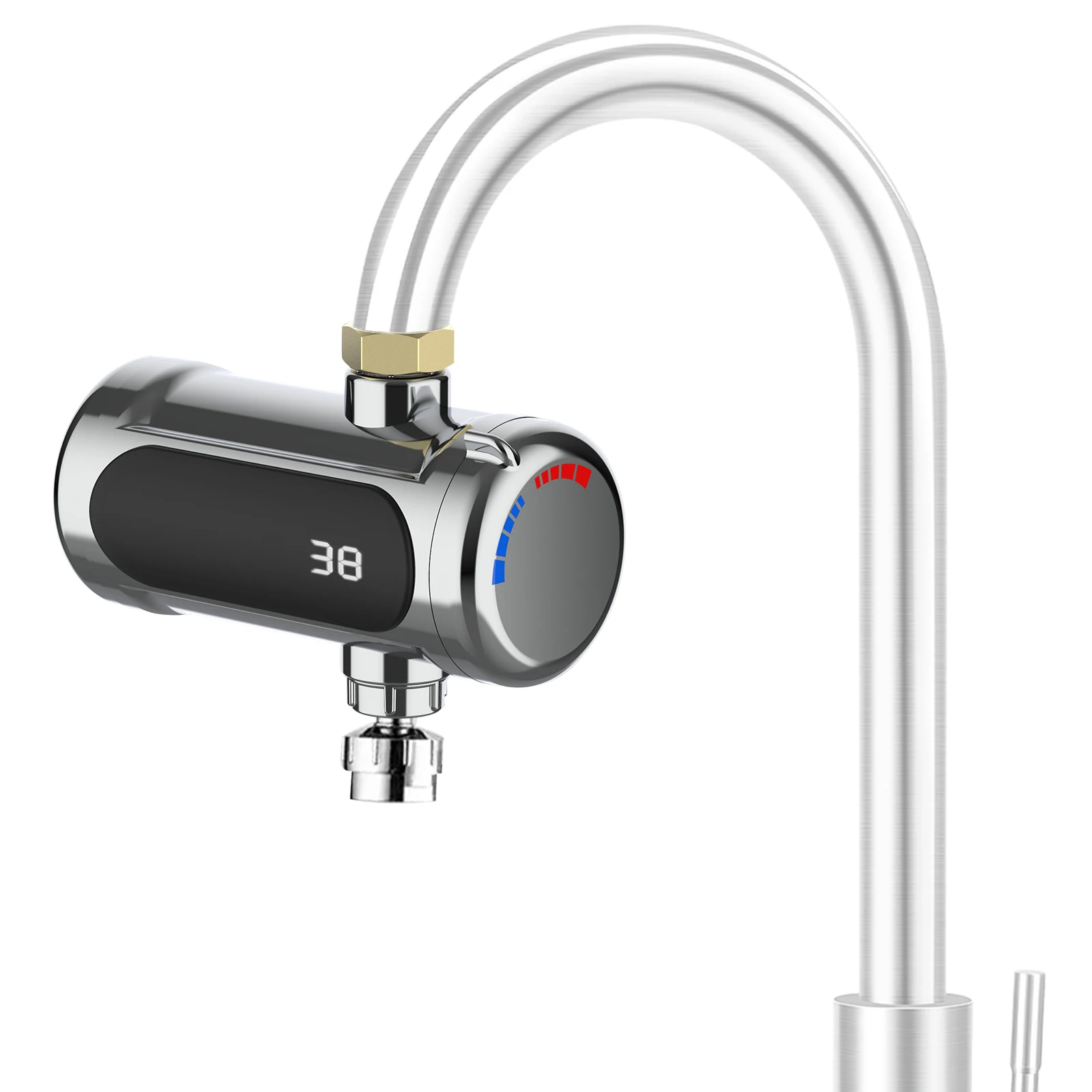 Rubinetto universale con scaldabagno istantaneo, rubinetto elettrico per acqua calda, scaldabagno istantaneo, per bagno, cucina
