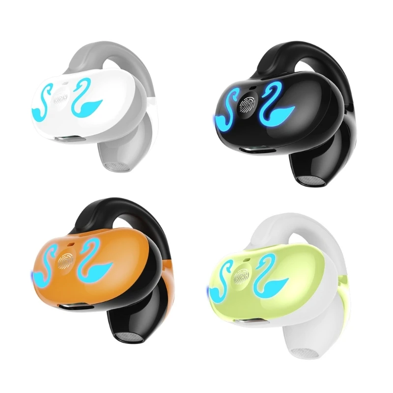 

Wireless Earbuds Highly Fidelity Sound Quick Comfortable Air Conduction Earphone Headphone For 9Hours Play Single