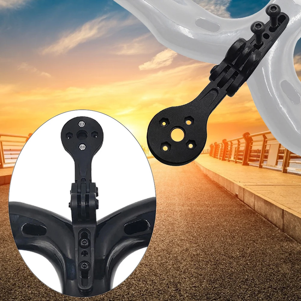 

Крепление для велокомпьютера: регулируемый держатель для спидометра и фонаря, центрированная установка для велосипедных рулей Garmin, Bryton, Cateye, S5