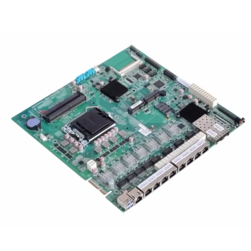 

6th 7th Generation Firewall Network Motherboard LGA1151 H110 Chipset 8*LAN I211-AT Gigabit PCI-E for Network Security
