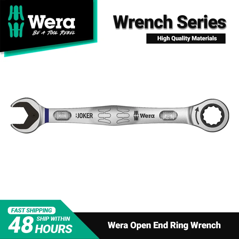 WERA Tools Open End Ring Wrench Series High Quality Materials Exquisite Workmanship Easy Operation High Work Efficiency