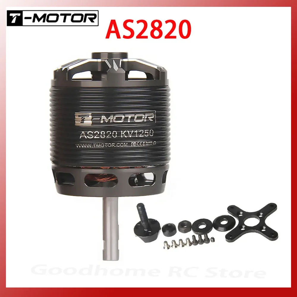 

T-MOTOR as2820 as 2820 long shaft kv880 kv1050 kv1250 brushless motor for fpv racing rigid wing rc drone