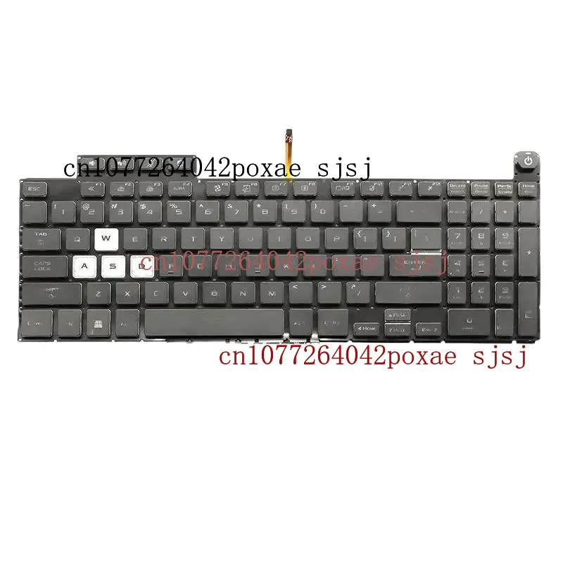 

SJ WYORESY New Keyboard with backlit for ASUS FX507 FX517 FX707 FA507 ZC/ZV4/ZM/VV/ZR/ZE/RC/RM