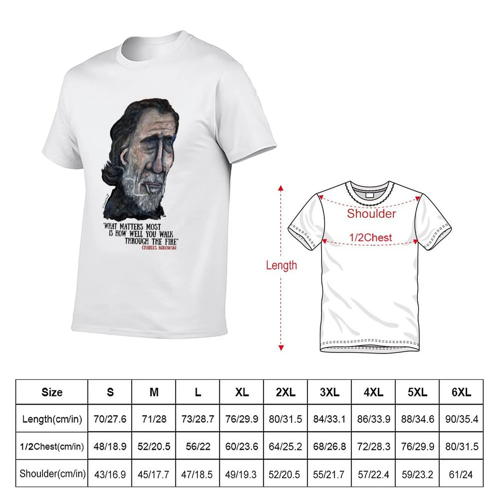 Mens Womens Bukowski Funny Fans T-Shirt heavyweights Clothing luxury clothes men