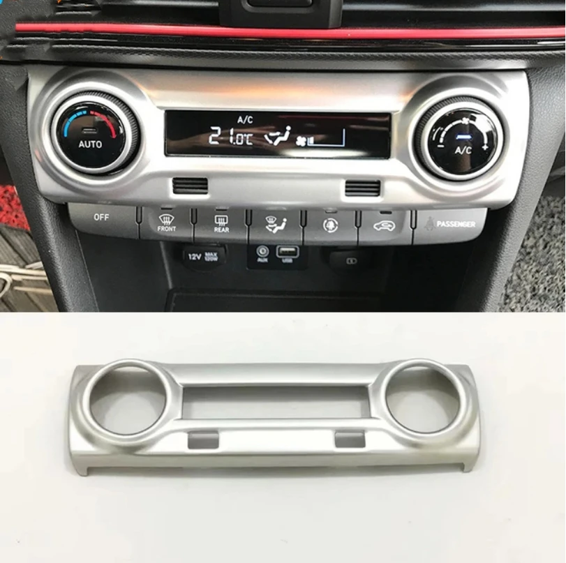 Door Handle Pull Bowl Head Lights Lamp Switch AC Outlet Vent Frame Cover Trim  For Hyundai Kona 2018 2019 2020 LHD Accessories