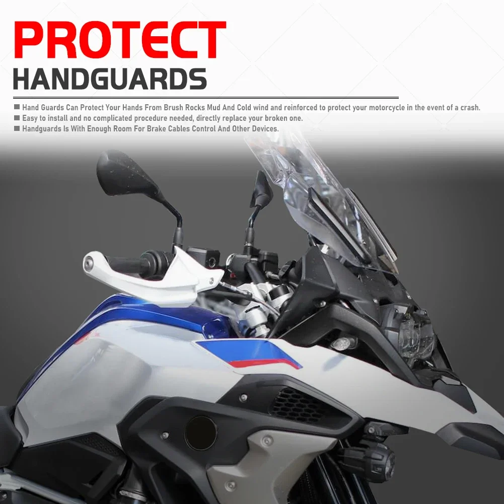 Protetor de mão para motocicleta, protetor de para-brisa para bmw r 1200 gs adv r1200gs lc r1250gs f800gs adventure s1000xr 2018