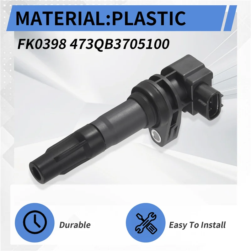 4 шт. новая катушка зажигания для BYD F3 F3-R G3 G3-R L3 FK0398 473QB3705100 износостойкие детали системы зажигания