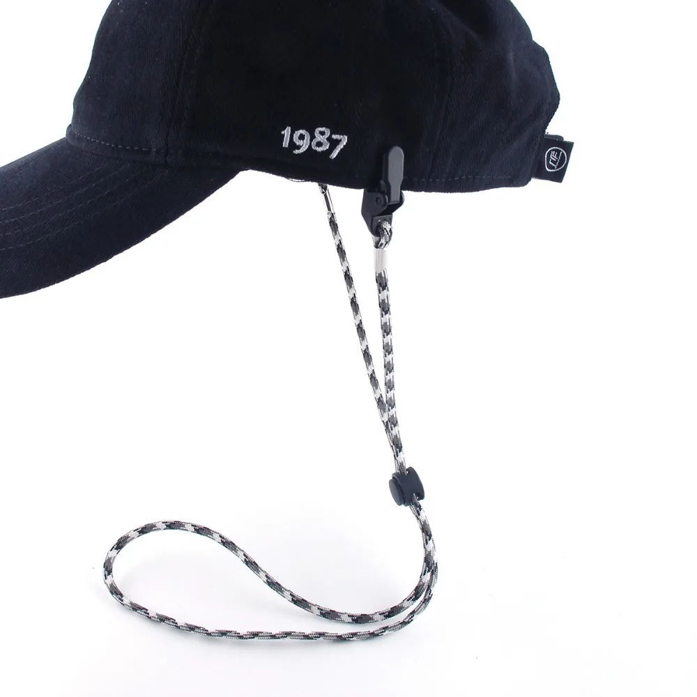 1Pcs Hat Retainer Anti-lost Windproof Hat Strap Adjustable Hat Chin Cord Removable Hat Wind Rope Sun Hat Lanyard