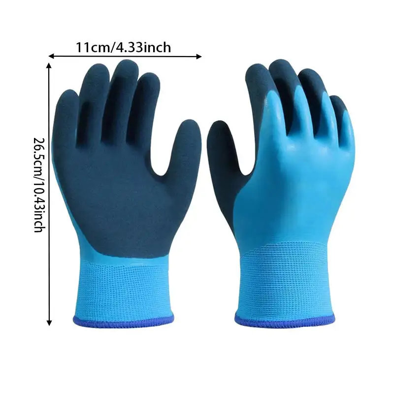 Hot -30 Thickened Work Gloves Waterproof Windproof Coldproof Full Finger Winter Padded Outdoor Riding